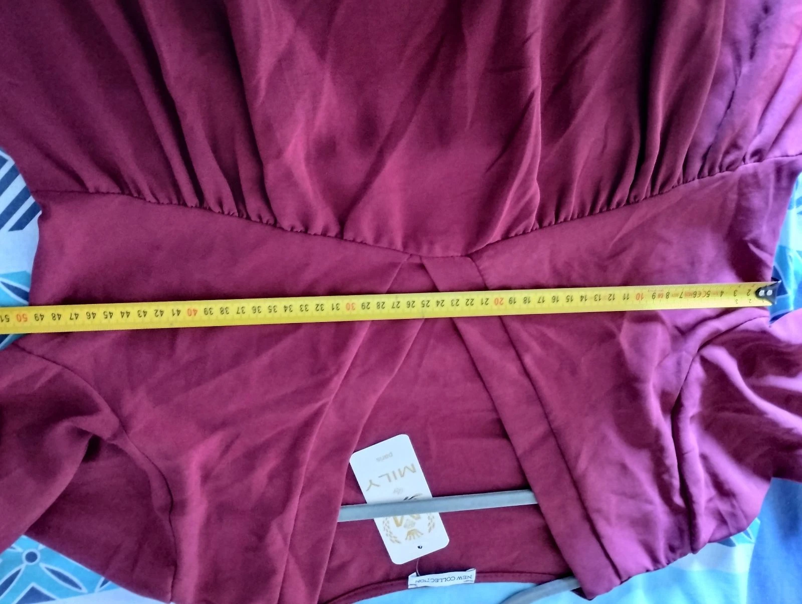 Robe courte bordeaux mily paris xl  – photo 6